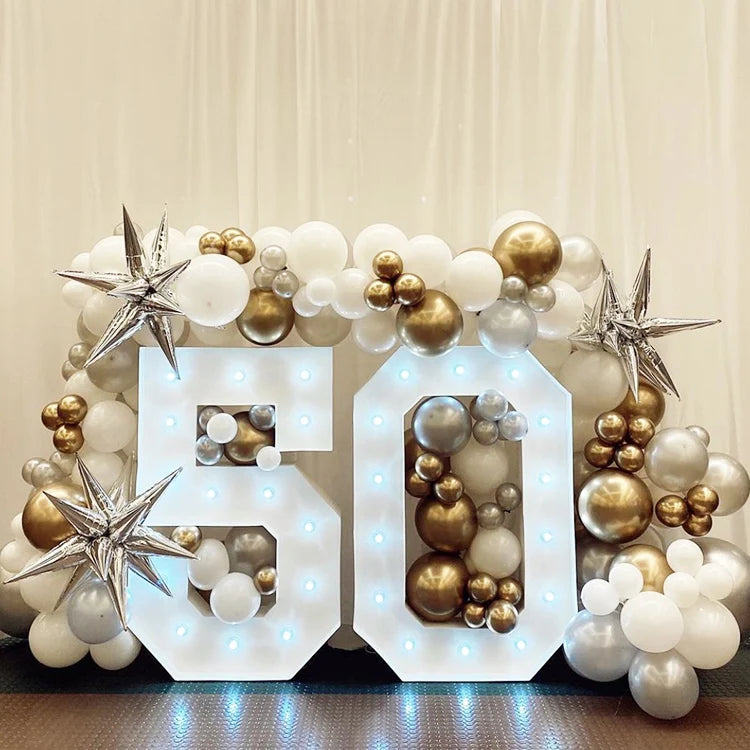 Custom Decoration Party Wedding Led Light Number Letters Large for Wedding
