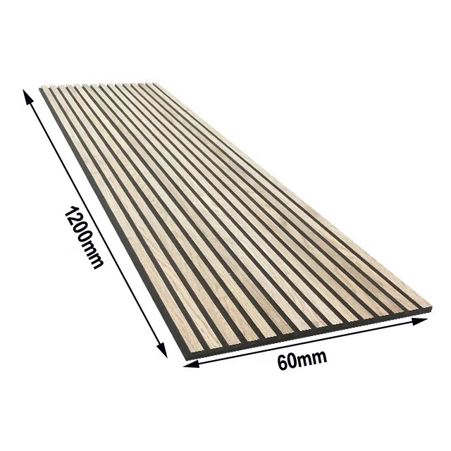 For Wood Veneer Acoustic Slat Wall Panels for Office Living Room Apartment Hospital-Eco-Friendly Soundproofing High Noise