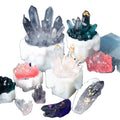 Rock Mould Silicone Crystal Resin Molds Growing Crystal Cluster Quartz for Druzy Isomalt Gems Polymer Clay 3D Custom Logo