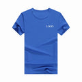 Wholesale 100% Cotton Men's T-Shirt Custom with Your Brand Logo O-Neck Short Sleeve Casual Work Cloth Plain Print Design