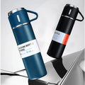 Double Wall Stainless Steel Vacuum Thermos Coffee Tumbler Portable Travel Mug Business Water Tea Infuser Bottle Thermal Flask