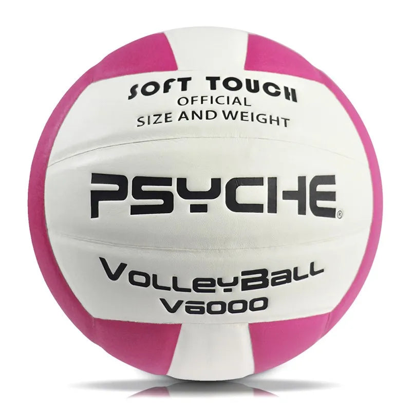 Genius Leather No.5 Special Ball Inflatable Soft Volleyball Student Training Indoor Volleyball Microfiber Volley Ball