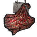 Bohemian Cashew 60*60cm Silk Scarves for Women Ethnic Wind Handkerchief Malaysian Muslim Hijab