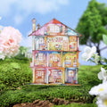 5 Sheets Per Pack Double White Ink Sticker Pack Dreamy Nest Series Cabin Theme Handbook Decoration 6 Models