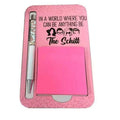 4.72/7.48 Inch Sublimation Sticky Notepad Photo Frame With MDF Base for Office School Business Pen Note Pad Holder