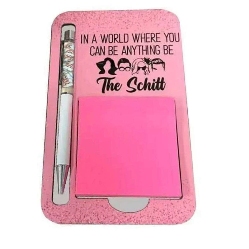 4.72/7.48 Inch Sublimation Sticky Notepad Photo Frame With MDF Base for Office School Business Pen Note Pad Holder