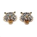 Lady Shoes Accessories Removable Tiger Shoe Clips with Glass Motif Rhinestones Premium Quality From Trusted Supplier