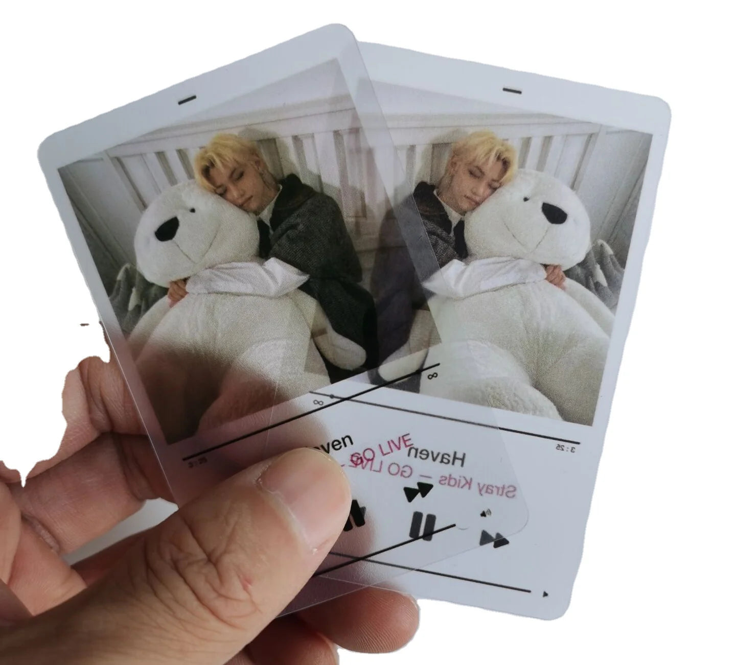 Competitive Price High Quality Customized clear Pvc Transparent Plastic Business Name Card
