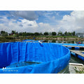 Lvju Galvanized PVC Fish Pond Aquaculture Tanks Crab Fish Shrimp Aquaculture Water Tank