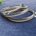 Bright Smoky Color Bangles Natural Stone Bangle Bracelet Thin Agate Icy Bangle Lady Women