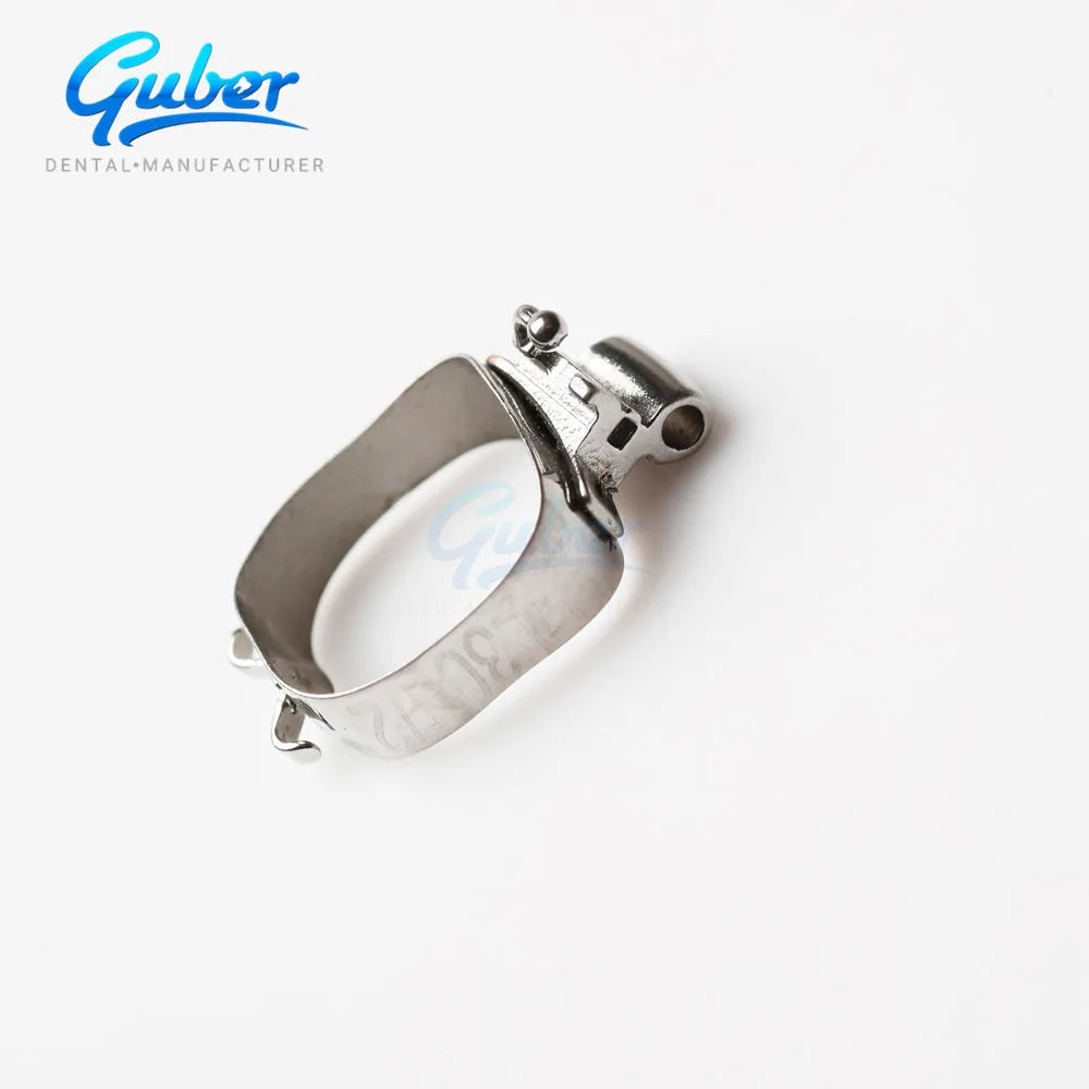 Guber Orthodontics Convertible Molar Band Roth 022 Bondable U2L1 Multi-Purpose Dental Molar Bands for Oral Hygiene