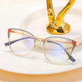95935 Ladies Optical Eyeglasses Fashion Female Stylish Frame for Women Anti-Blue Light Eyewear Glasses Frame Cat-Eye Style