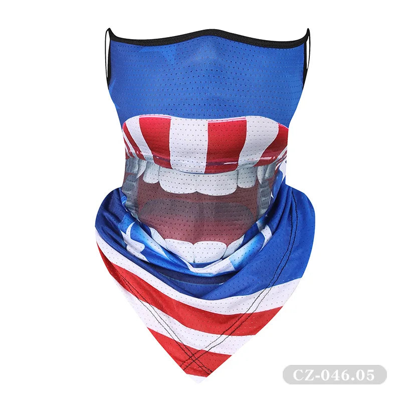 New Style of Triangle Ear Loops  Bandana Kerchief Earhook Headwear