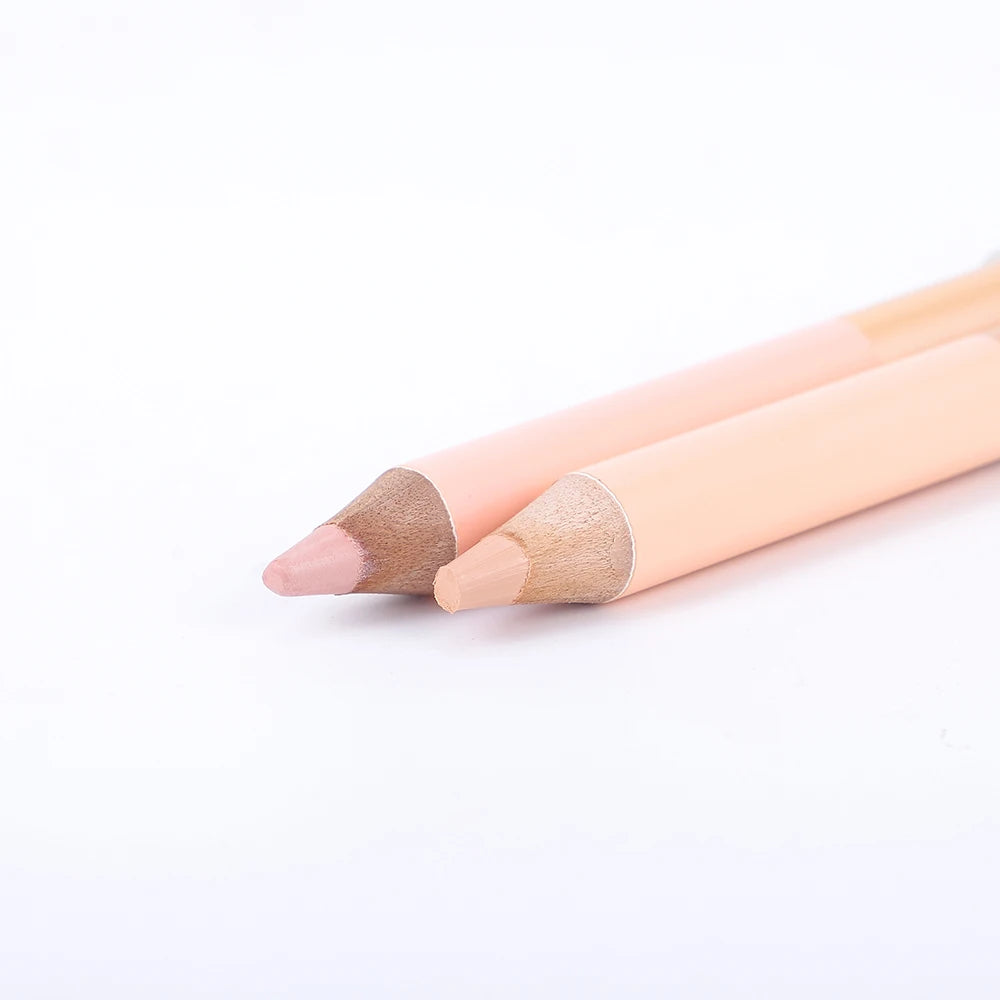 Wholesale Price Private Label Eyebrow Contour Line Wooden Brow Highlighter Concealer Pencil