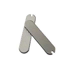 For Titanium Scales Custom Surface Sandblasted CNC Machined Wire EDM EDC Titanium Knife Scales