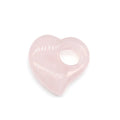 Diy Customized Hot Sell Mini Size Gemstone Puffy Heart Pendant Ready to Ship Crystals