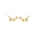 Fashion Earrings Jewelry 925 Sterling Silver Star Earrings Luxury Small Star Zircon Stud Earrings Jewelry Women