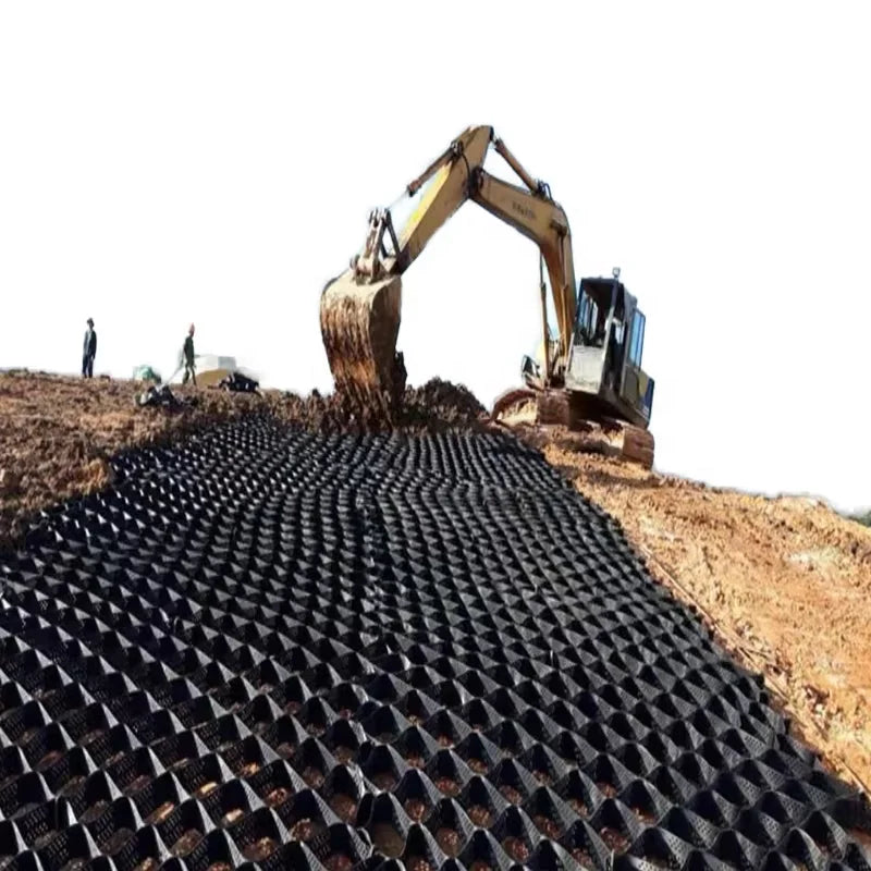 Hdpe Geocell Gravel Grid Plastic Geocell Price Geocell Ground Gravel Grid Paver Gravel Stabilizer Grid