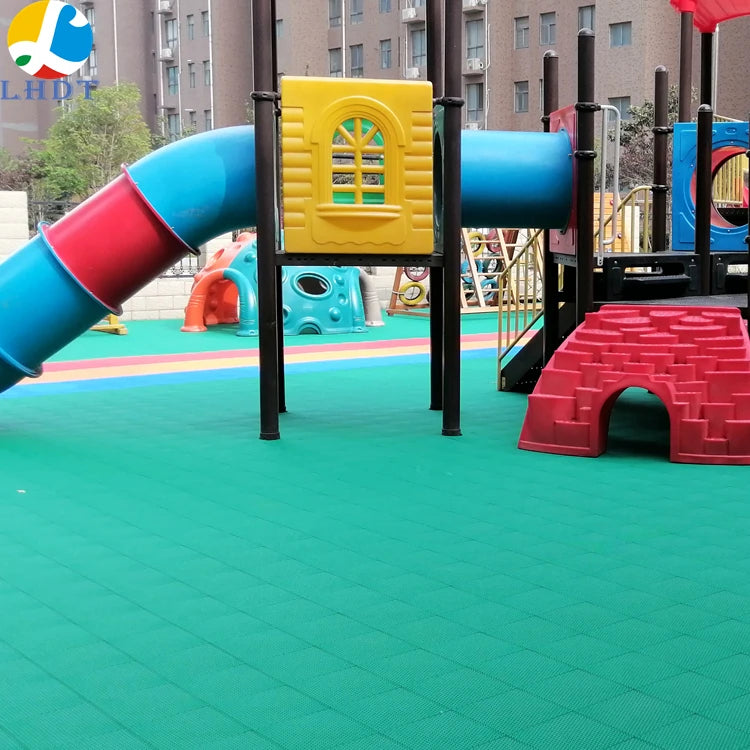 LHDT 100% Recycled PP Interlocking Flooring Roller Click Floor for Outdoor Flooring Tiles LHDT-2502