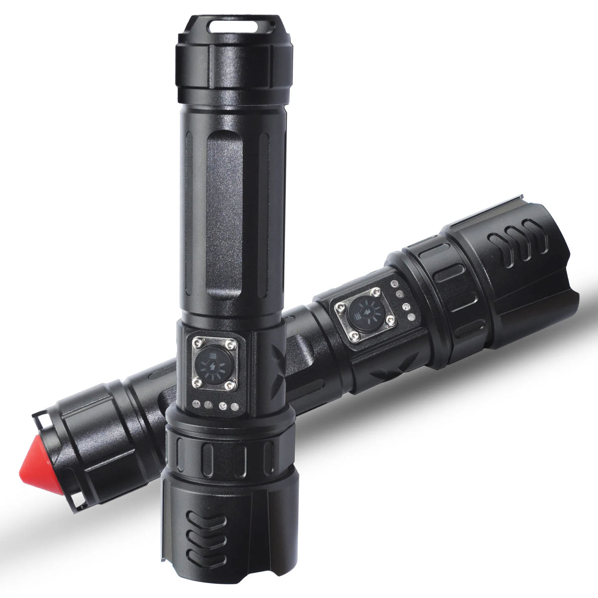 Helius Strong Light Xhp70 Aluminum Alloy Outdoor Portable Tactical Flashlight Rechargeable USB LED 1000+ Lumens 400-500M Beam