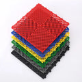 Free Sample Plastic Industrial Garage Floor Tiles Locking Plastic Base Floor Tiles for Car Showroom Carwash