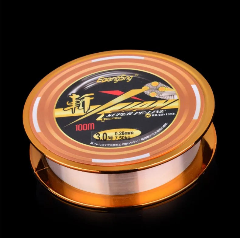 SNEDA Wholesale 100M Best Fishing Line Fluorocarbon Coated Nylon Fishing Line Transparent Super Strength