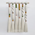 50*70cm Macrame Polyester Thread Wall Hanging Metallic Wall Art Handmade Tapestry Wall Decor Cafe Home Decoration Gift EH2503089
