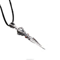 Certified S990 Demon Subduing Club Dominant Personality Pendant Sterling Silver Vajra Tibetan Culture Silver Jewelry Pendant