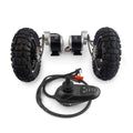 L-faster MY1016Z 350W 10" Dual Drive Inflated Wheel Joystick Electric Conversion E-bike Barrow Trolley Flatbed Cart Wheelcha Kit