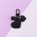 Cute Metal Spray Paint Heart Keychain Keyring Aripods Case Accessories Key Chain for Women Bag Pendant Keychains Gift/
