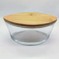 Transparent Clear 450ml Boat Shaped Glass Candle Jar Large Oval Wooden Wick Vessel with Unique Metal Lid Christmas Candle Making