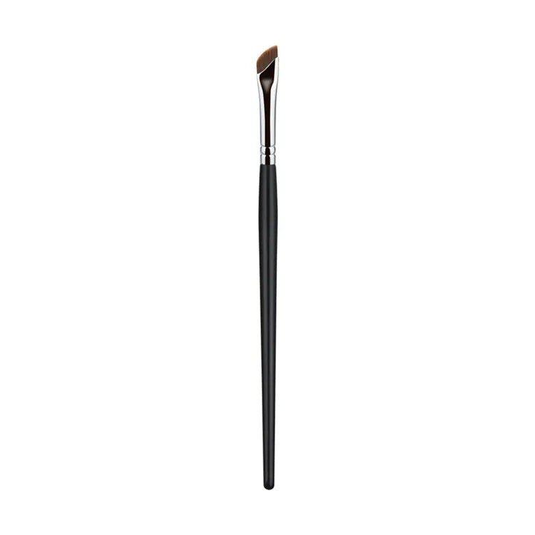 Reusable Thin Eyeliner Brush Wooden Brow Lift Lamination Gel Brush Logo Angled Eye Brow Brush for Eye Brows Lamination