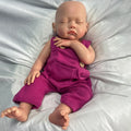 45cm Full Body Silicon Doll for Kids Waterproof 18" Handmade Solid Flexible Rebirth Baby Weighted Newborn Girl Doll