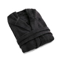 Custom Logo Embossed Jacquard Bathrobe Cotton Hooded Robe Dressing Gown Toweling Bathrobe