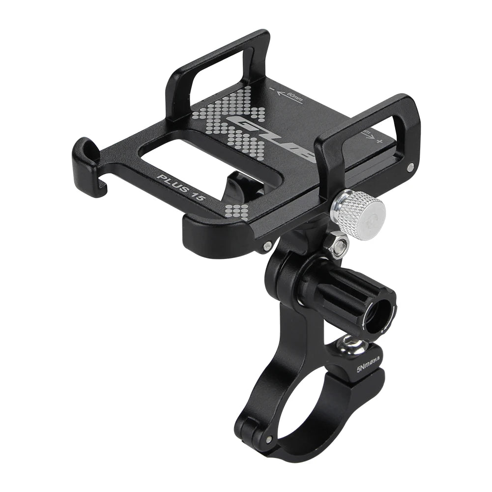 GUB PLUS 15 Bicycle Phone Holder  Two-way Adjustment Motorcycle E Bike Phone Mount 360 Degree Rotatable Scooter Phone Stand