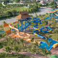 The Most Popular Thrilling Spiral Slide in the Water Park
