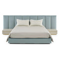 Hotel Luxury Modern Queen Bed Frame Double Soft Tufted Velvet Kind Bed Frame Platform king Size Bed Frame
