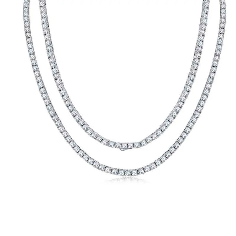 Hip Hop Style 3mm Moissanite Diamond 925 Silver Pendant 14k Gold Plated Necklace Pendants