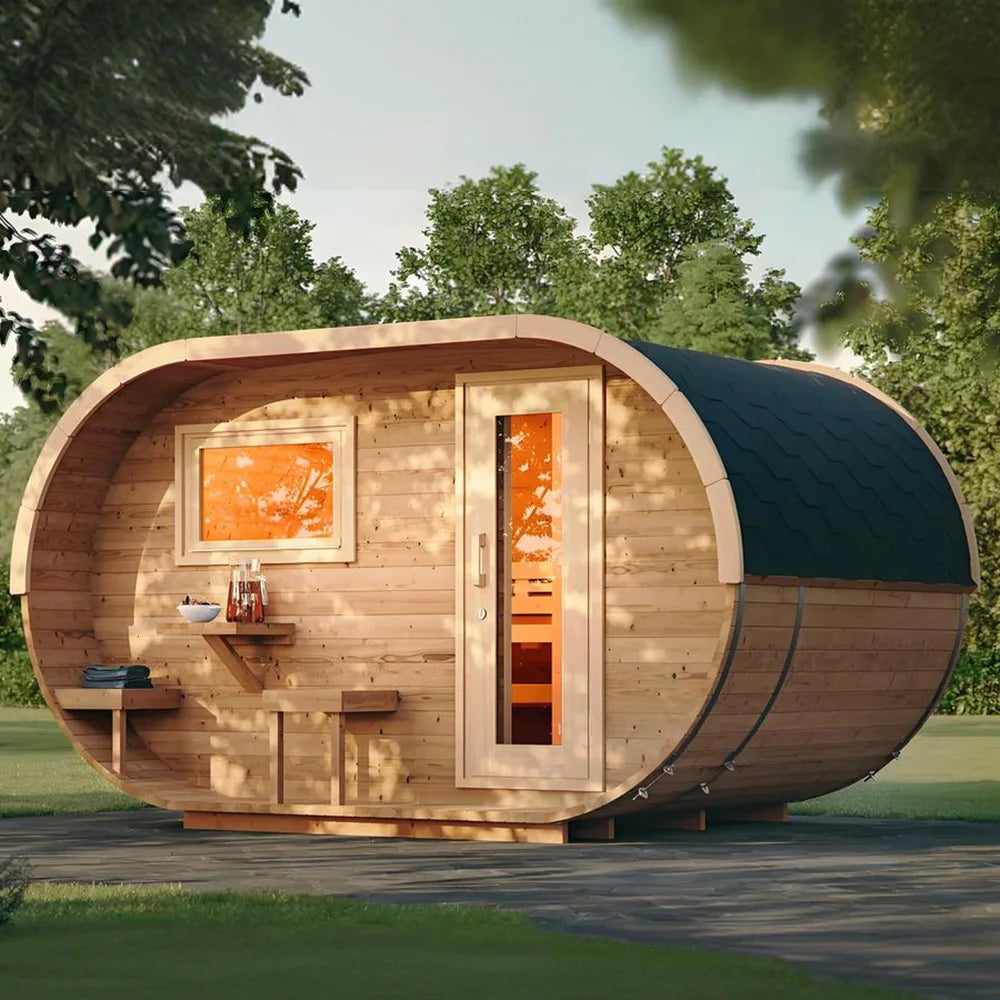 Sauna Hot Panoramic Garden Sauna for 4 People