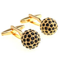 Wholesale Black Crystal Diamond Elegant Cufflinks Custom Mens Suit Shirt Fashion Accessory Wedding Tuxedo Trendy Jewelry Gift