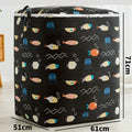 Eco-Friendly Foldable Clothes Organizer Cotton Rope Storage Basket Flexible Design Quilt Storage Bag Wardrobe Space Utilization
