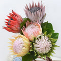 YOPIN 048 Artificial Flowers Bridal Bouquet Arrangement Artificial Protea King Protea