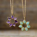 Mini Gold Plated Quartz Crystal Pendant Necklace Chain Cute Waterdrop Stones for Parties and Other Special Occasions