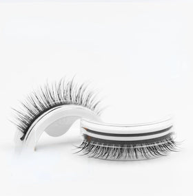 Wholesale Self-adhesive Reusable False Eyelashes Featuring Dual Adhesive Strips Designed for Easy Application Natural Length