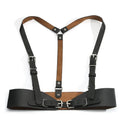 Street Women Adjustable Punk PU Fashion Belt Leather Elastic Harness Body Female Belts