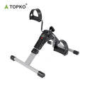 TOPKO Home Indoor Foldable Mini Bike Leg Pedal Exercise Bike Pedal Stepper