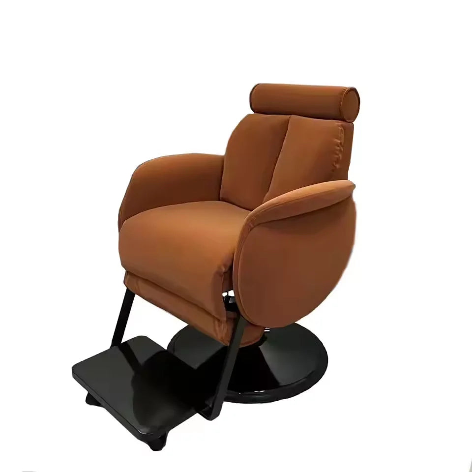 SW Luxury Synthetic Leather Barber Chair Color Can Be Customized Sofa Barber Chair in Beauty Shops Selling
