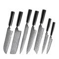 XITUO Quality Damascus Steel Japan VG10 Chef Knife Edge Kitchen Knife Set Black G10 Handle Factory Wholesale