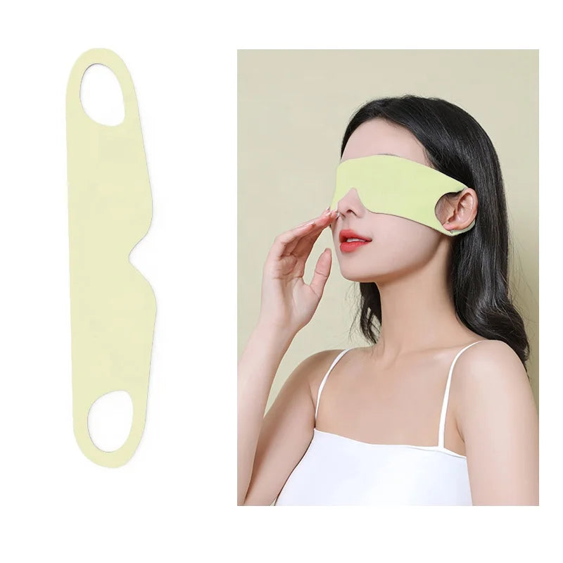 New Spot Polyurethane 3D Black Sleeping Custom Eye Mask Memory Foam Eye Mask Travel Sleep Eye Mask