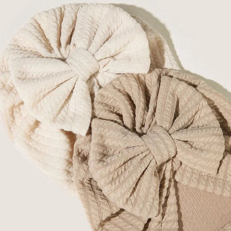 WD-A483 Cotton Bow Pullover Hat Baby Spring Summer Indian Cap Newborn Fetal Outdoor Travel Casual Wholesale